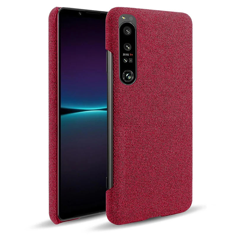 Stoff überzogene Soft Hülle/Case für Sony Xperia 10 VI | ZITOCASES®