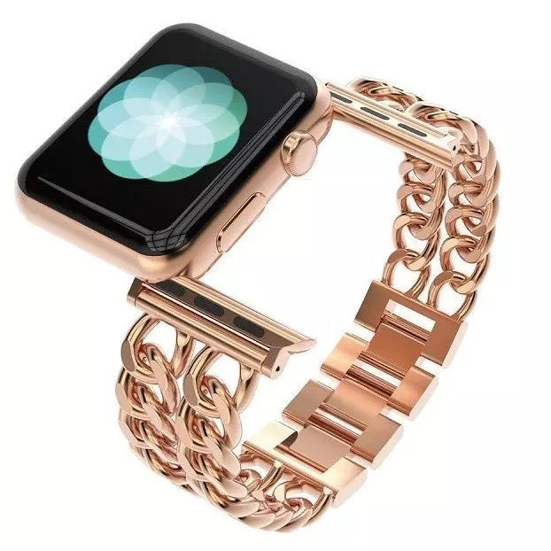 Edelstahl Gliederarmband/Kette für Apple Watch Series 10, 9, 8, 7, 6, 5, 4, 3, 2 ,1, SE, Ultra | ZITOCASES®