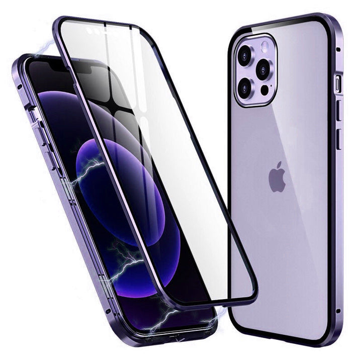 360° [KLARSICHT 9H-Glas] Aluminium Vollschutz Hülle/Case für iPhone 16, 15-Serie | ZITOCASES®