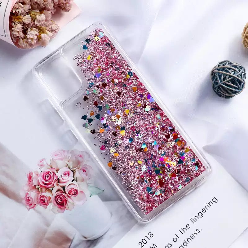 SALE | Samsung Galaxy S24 | Liquid Schwimmende Glitzer Flakes Hülle/Case | ZITOCASES®