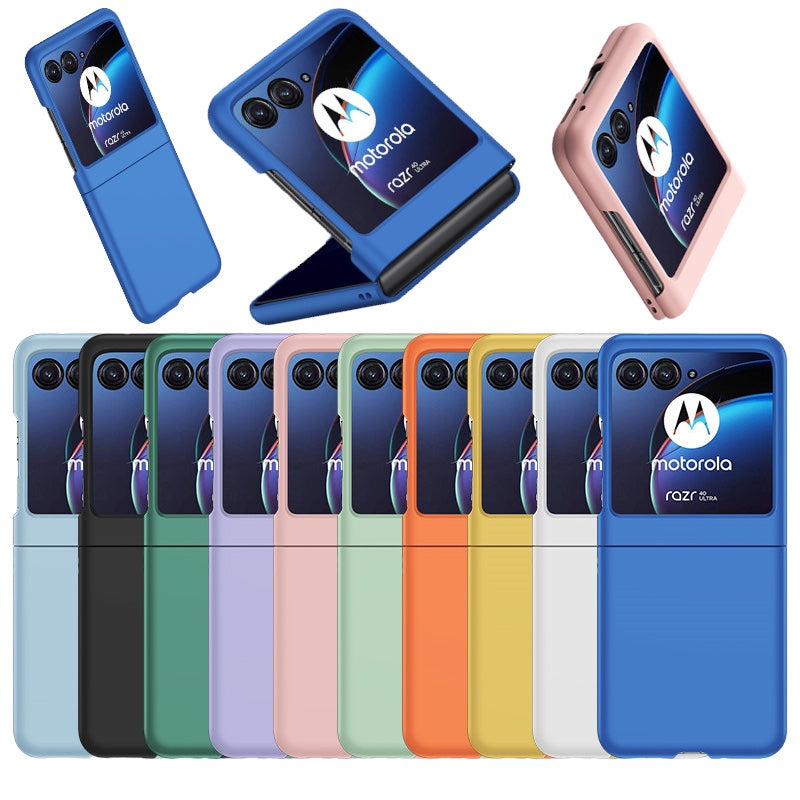 Coque Transparente Mipoclea Pour Motorola Razr 50 Ultra - Finition Or Brillant, Intégrée écran, Neuve