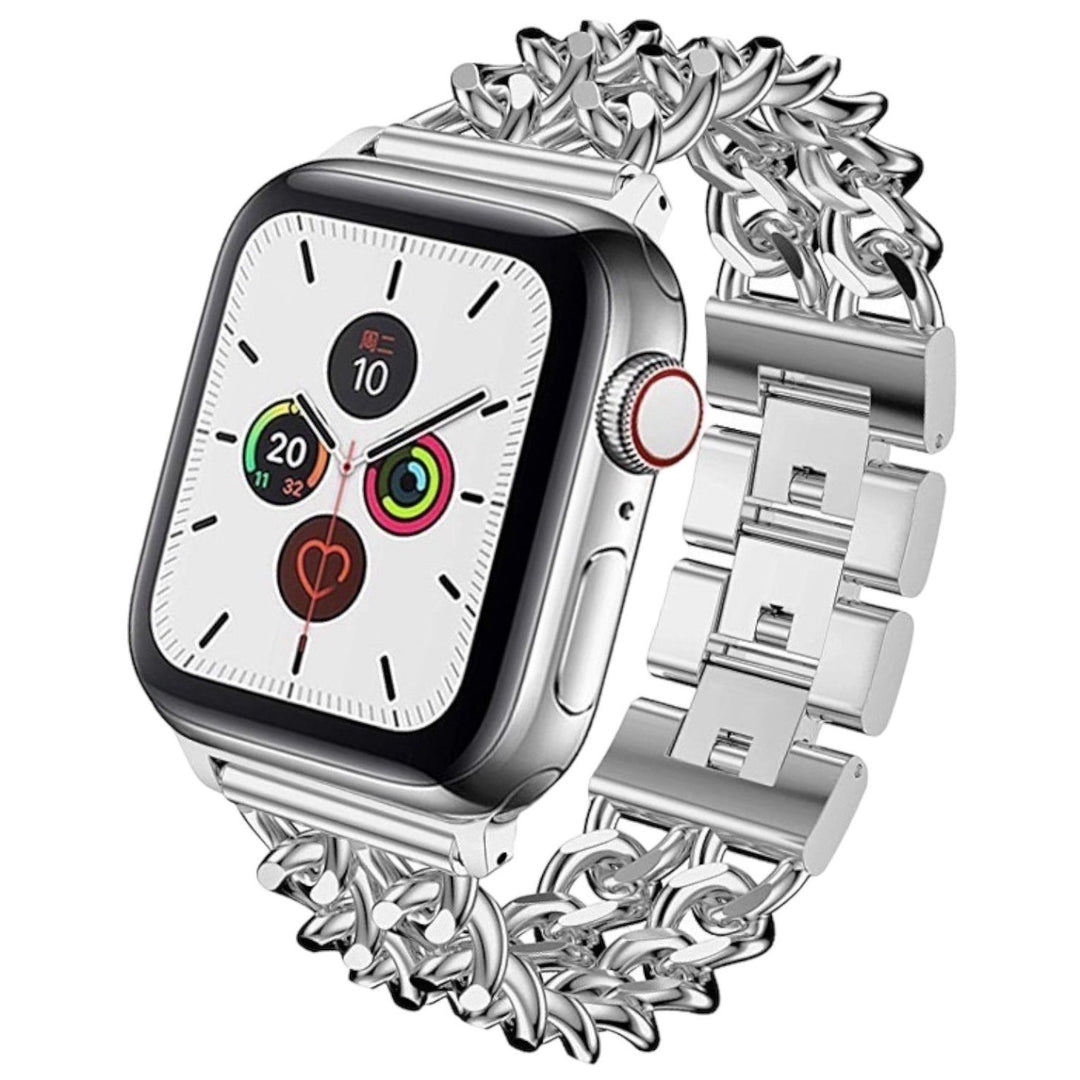 Edelstahl Gliederarmband/Kette für Apple Watch Series 10, 9, 8, 7, 6, 5, 4, 3, 2 ,1, SE, Ultra | ZITOCASES®