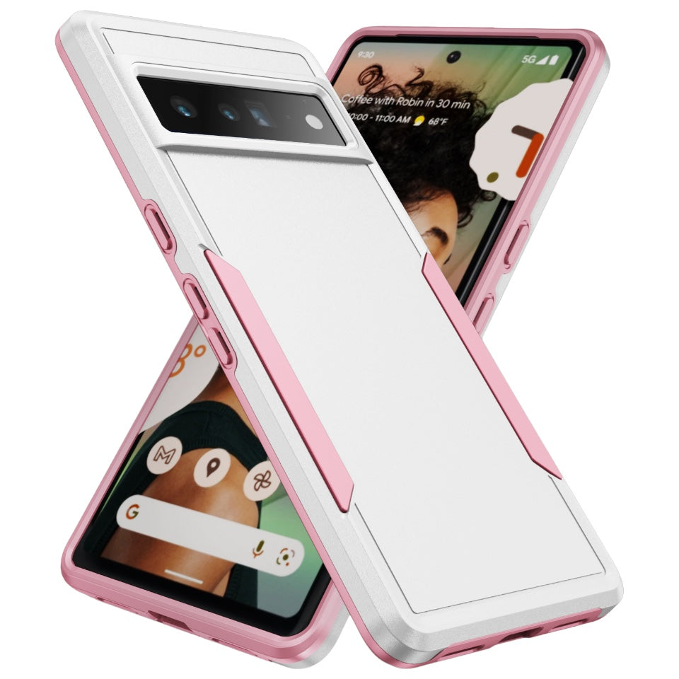 Zweifarbige Stoßfeste Silikon Hülle/Case für Google Pixel 9, 8, 7-Serie | ZITOCASES®