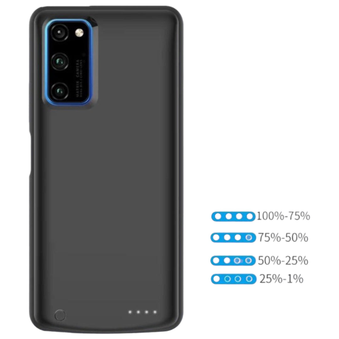 Akku/Batterie Powerbank ladende Hülle/Case mit integriertem Akku für Honor 200, 200 Pro, 200 Lite, 100, 100 Pro, 90, 90 Lite, 70, 70 Pro, 70 Pro Plus, 50, 50 Lite, 50 Pro, 50 SE, 20, 20 Pro, 10, 10 Lite, Magic 6 Pro, 6 Lite, 5 Ultimate, 5 Pro, 5 Lite, 4 | ZITOCASES®