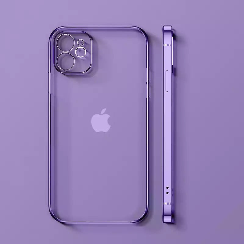 SALE | iPhone 12 Pro Max | Transparent/Chrom Silikon Hülle/Case | ZITOCASES®