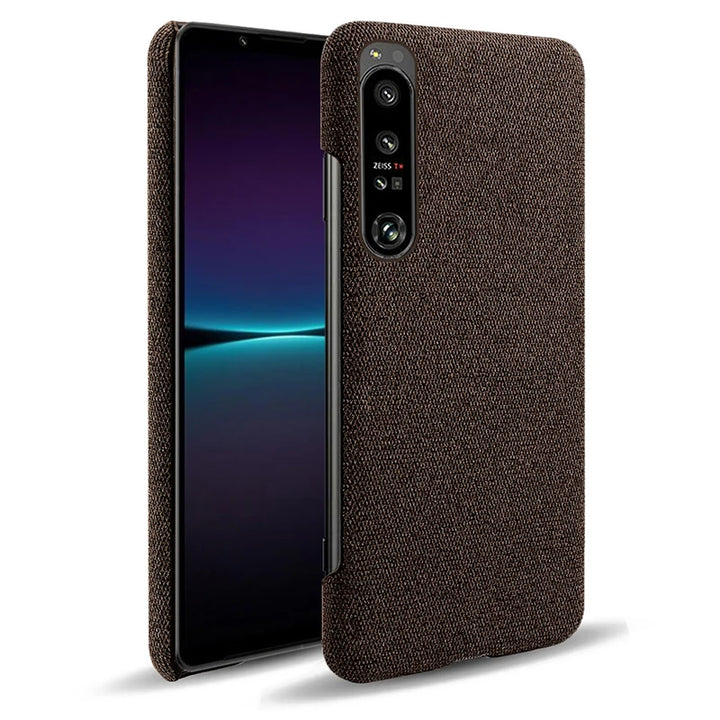 Stoff überzogene Soft Hülle/Case für Sony Xperia 10 VI | ZITOCASES®