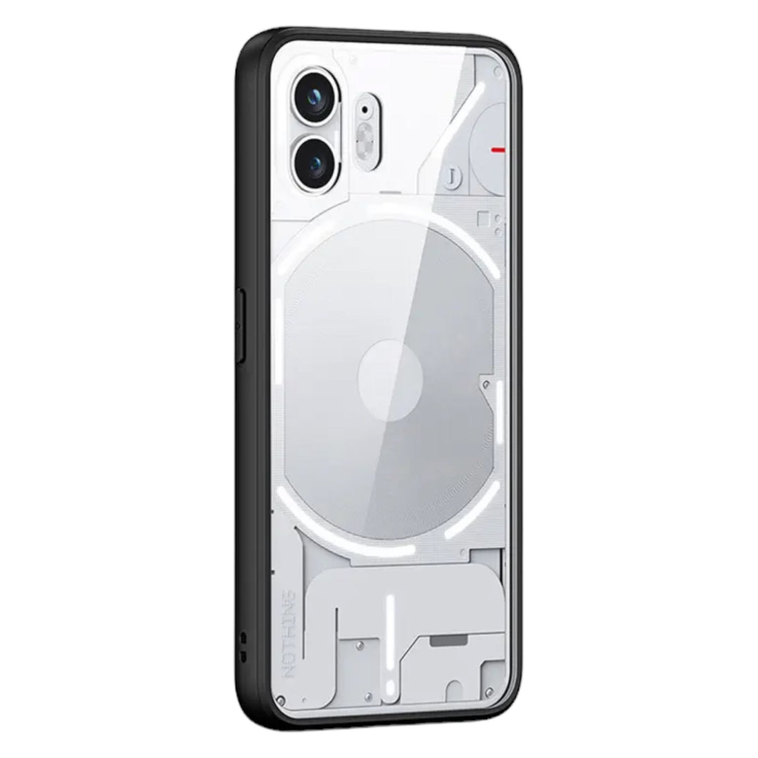 Edle Transparente Silikon Hülle/Case mit schwarzen Rahmen für Nothing Phone (3a), (3a) Pro, (2), (2a), (2a) Plus, (1), CMF Phone 1 | ZITOCASES®