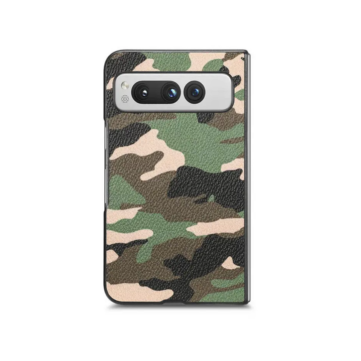 Kunstleder Camouflage/Tarnfarben Hülle/Case für Google Pixel Fold | ZITOCASES®