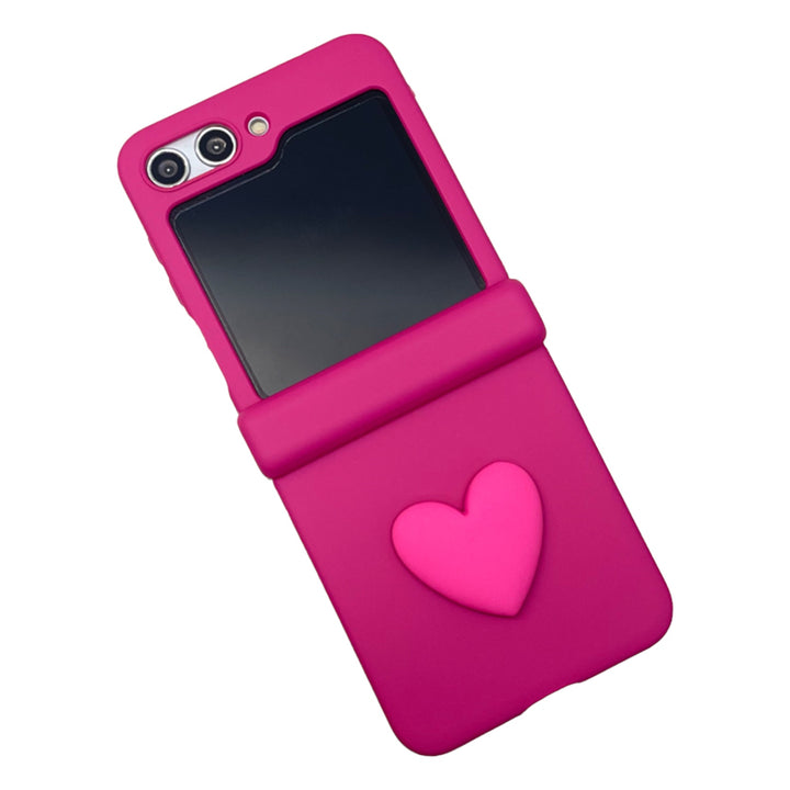 Bunte 3D Herz Soft Hülle/Case für Samsung Galaxy Z Flip 6, 5, 4, 3 | ZITOCASES®