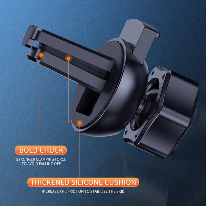 Smartphone Halterung für KFZ-Lüftungsgitter inkl. QI Wireless Ladefunktion (Universal) | ZITOCASES®