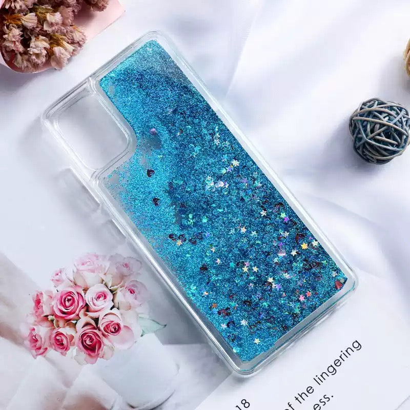 SALE | Samsung Galaxy S23 FE | Liquid Schwimmende Glitzer Flakes Hülle/Case | ZITOCASES®