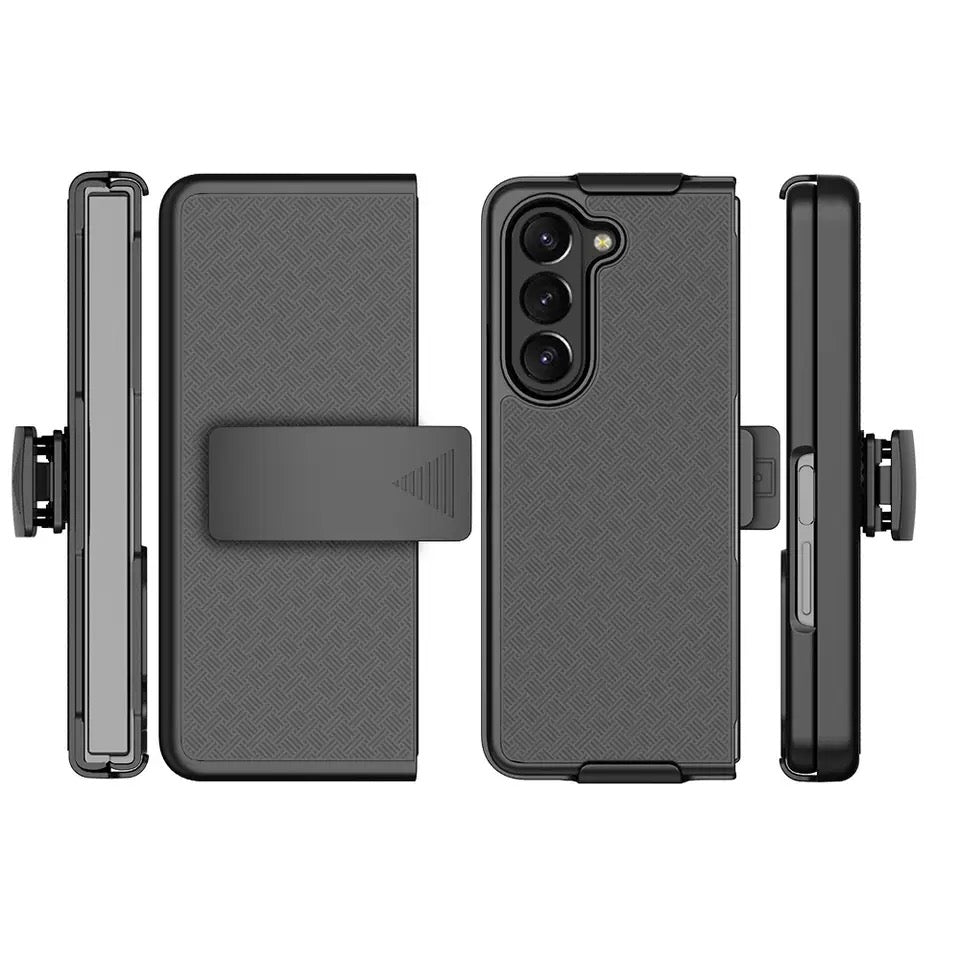 Zweiteilige Kunstleder Hülle/Case inkl. Clip/Auflage für Samsung Galaxy Z Fold 6, 5, 4, 3, 2 | ZITOCASES®