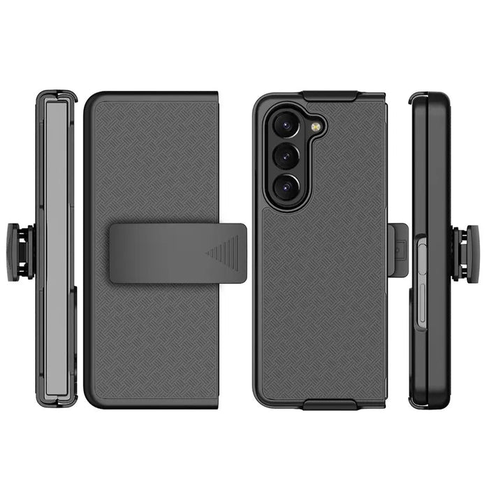 Zweiteilige Kunstleder Hülle/Case inkl. Clip/Auflage für Samsung Galaxy Z Fold 6, 5, 4, 3, 2 | ZITOCASES®