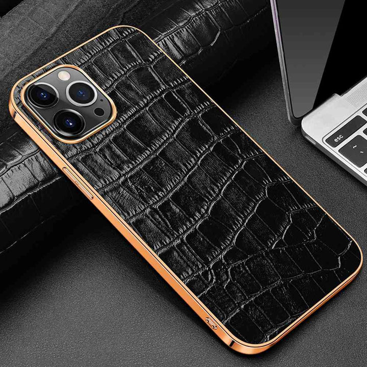 SALE | iPhone 11 Pro | Krokodil-Leder Optik Hülle/Case | ZITOCASES®