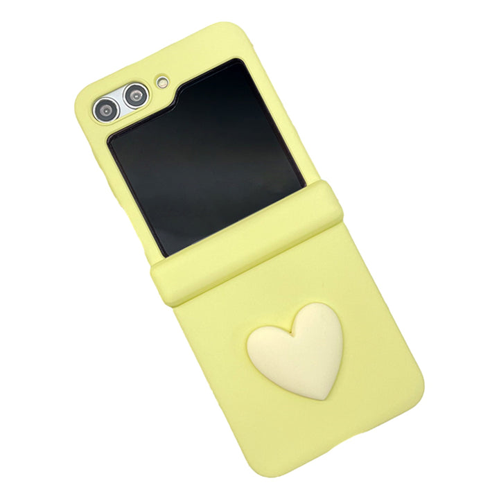 Bunte 3D Herz Soft Hülle/Case für Samsung Galaxy Z Flip 6, 5, 4, 3 | ZITOCASES®