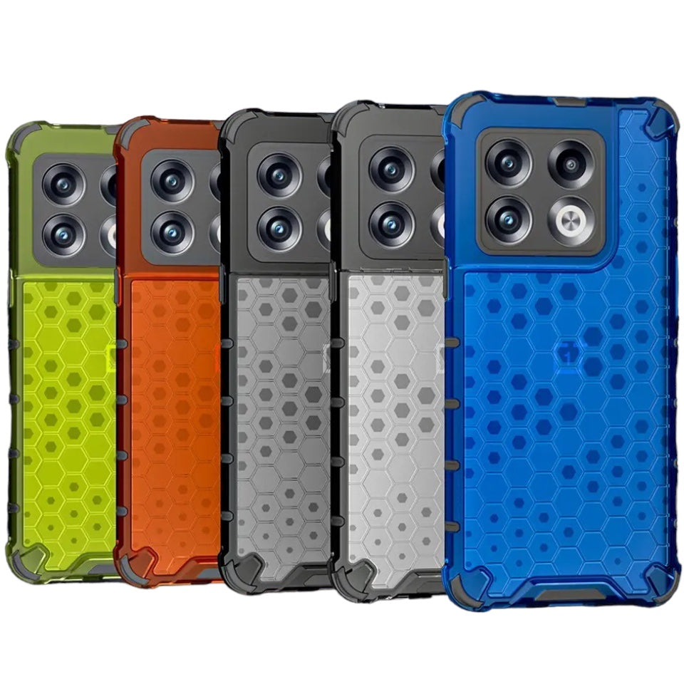 Hybrid/Waben Hülle/Case verschiedene Farben für OnePlus 13R, 13, 12R, 12, 11, 10T, 10 Pro-Serie | ZITOCASES®