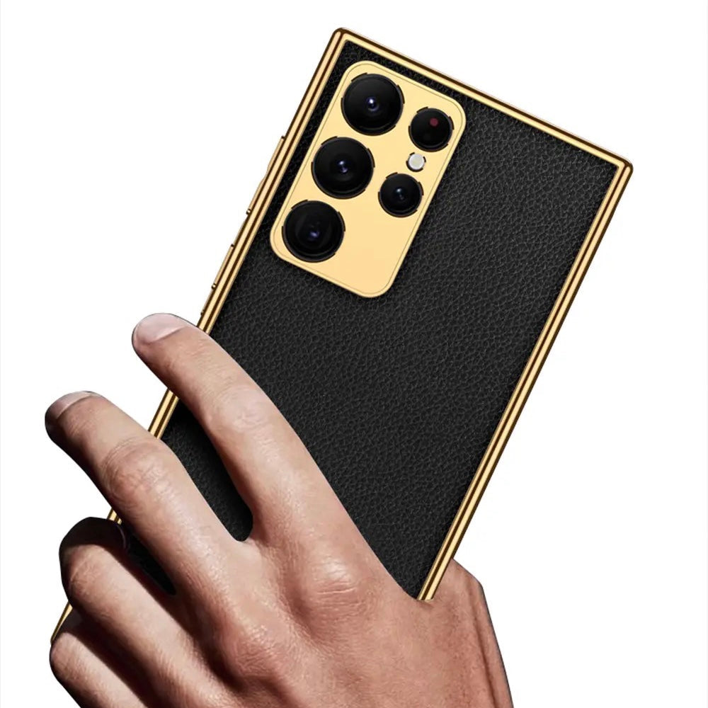 Luxus Kunstleder/Gold Optik Hülle/Case für Samsung Galaxy Note-Serie | ZITOCASES®