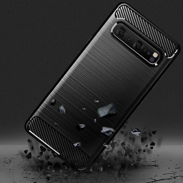 SALE | Samsung Galaxy S10 | Edle Carbon Akzente Soft Hülle/Case | ZITOCASES®