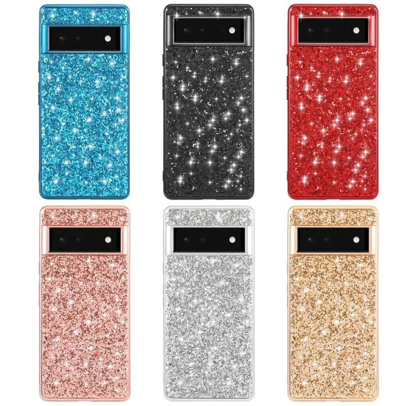 Glitzer Soft Hülle/Case für Google Pixel 9, 8-Serie | ZITOCASES®