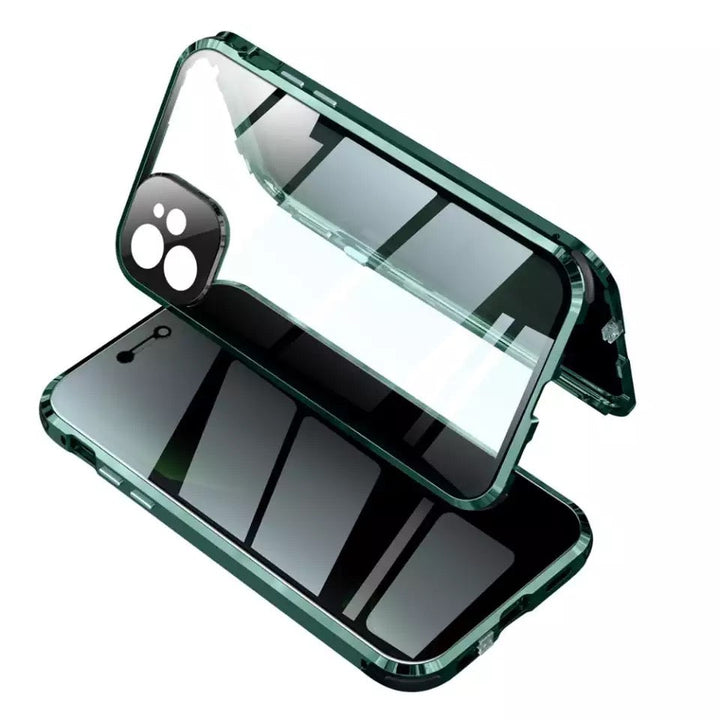 360° [SICHTSCHUTZ 9H-Glas] Aluminium Vollschutz Hülle/Case für iPhone 16, 15-Serie | ZITOCASES®