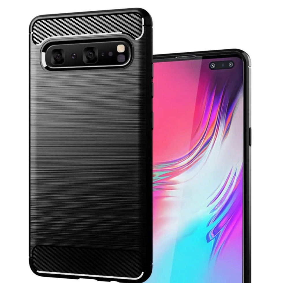 SALE | Samsung Galaxy S10 | Edle Carbon Akzente Soft Hülle/Case | ZITOCASES®