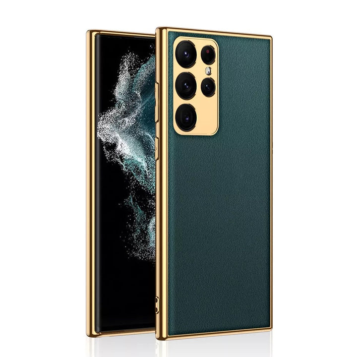 Luxus Kunstleder/Gold Optik Hülle/Case für Samsung Galaxy Note-Serie | ZITOCASES®