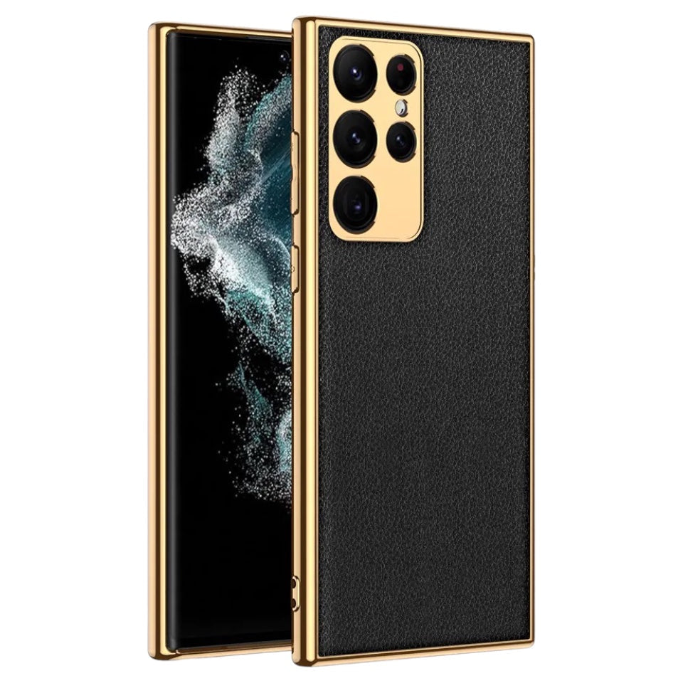 Luxus Kunstleder/Gold Optik Hülle/Case für Samsung Galaxy Note-Serie | ZITOCASES®