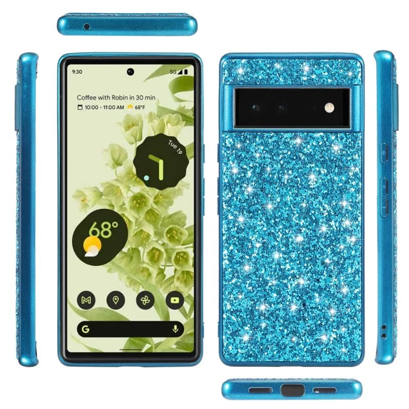 Glitzer Soft Hülle/Case für Google Pixel 9, 8-Serie | ZITOCASES®