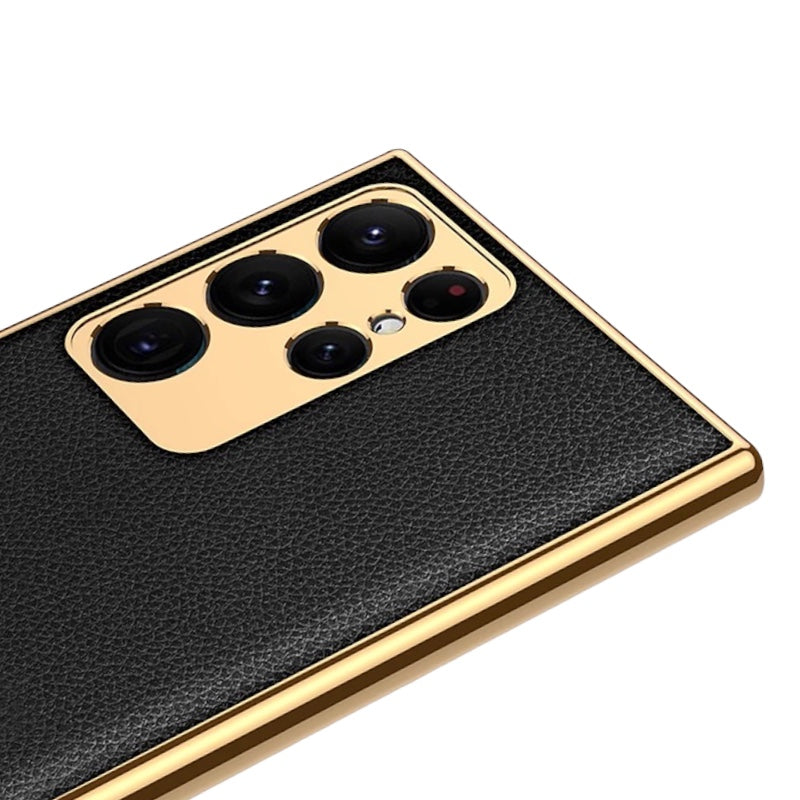 Luxus Kunstleder/Gold Optik Hülle/Case für Samsung Galaxy Note-Serie | ZITOCASES®