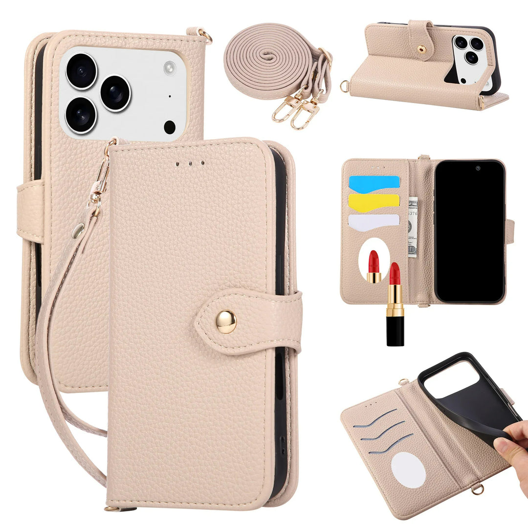 Kunstleder Klapp Hülle/Flip Case mit Spiegel für iPhone 17 Pro, 17 Pro Max | ZITOCASES®