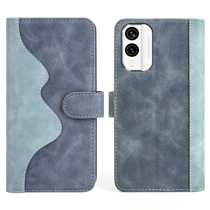 Zweifarbige Kunstleder Klapp Hülle/Flip Case für Nokia X30, XR21, XR20, X20, X6, X5, G60, G50, G42, G22, G21, G20, G11, G10, 8.3, 8, 7.2, 7.1, 6.2, 6, 5.4 | ZITOCASES®