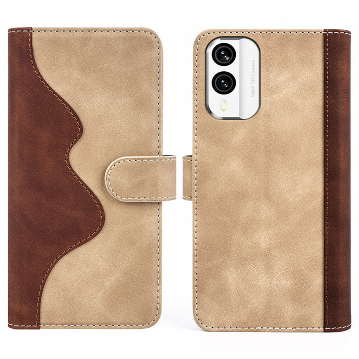 Zweifarbige Kunstleder Klapp Hülle/Flip Case für Nokia X30, XR21, XR20 | ZITOCASES®