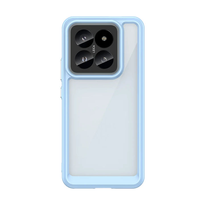 Transparente Silikon/Plastik Hülle/Case mit buntem Rahmen für Xiaomi Poco-Serie | ZITOCASES®