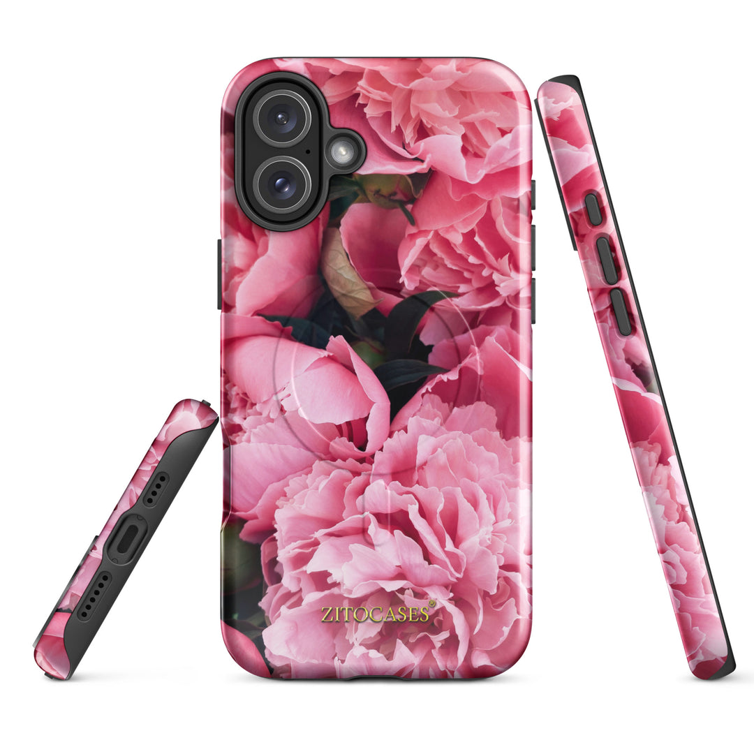 Dualschutz MagSafe/Magnet Blumen Design 2-in-1 Hybrid Hülle/Case für iPhone 16, 16 Plus, 16 Pro, 16 Pro Max, 15, 15 Plus, 15 Pro, 15 Pro Max, 14, 14 Plus, 14 Pro, 14 Pro Max | ZITOCASES®