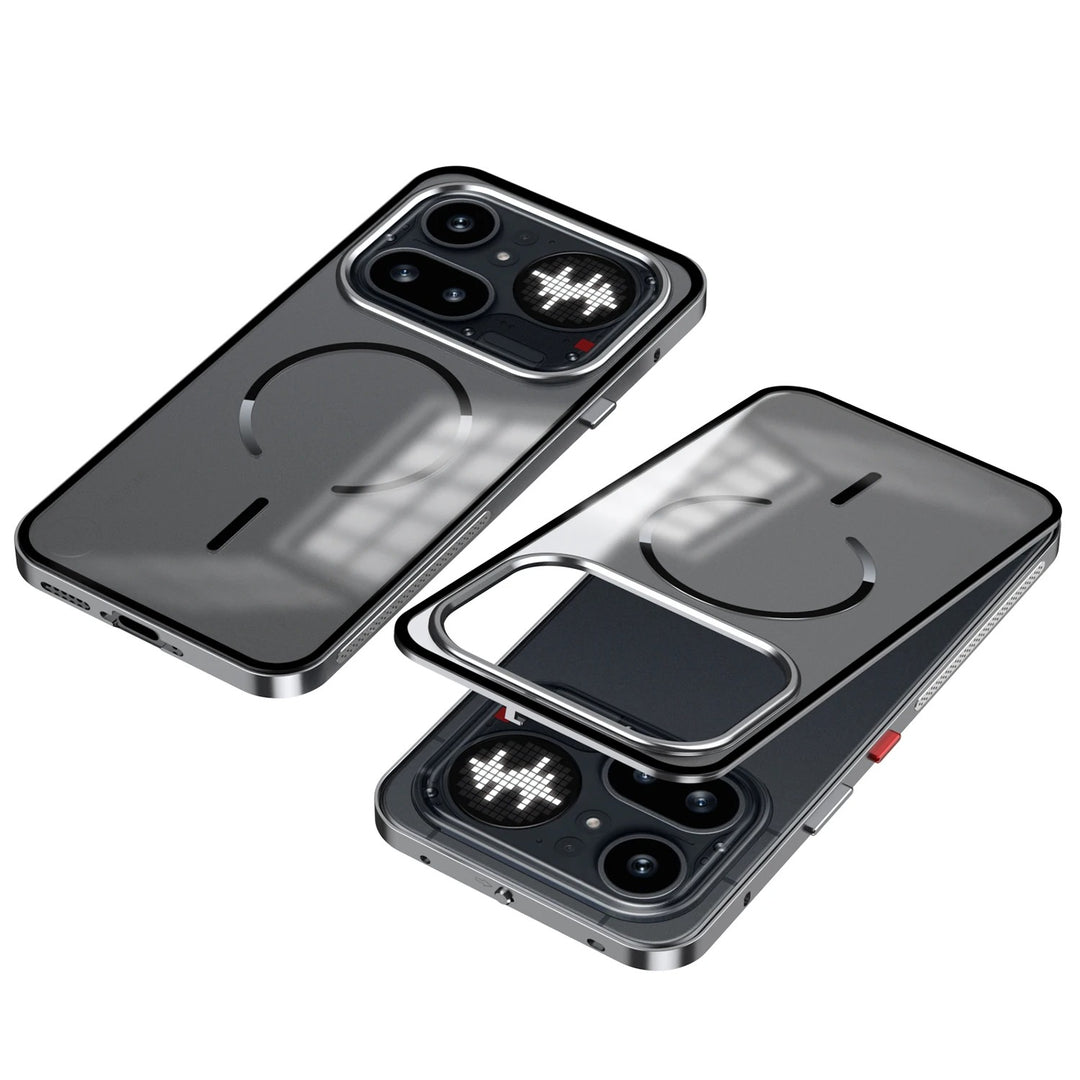 Rahmen/Bumper Aluminium MagSafe/Magnet Hülle/Case inkl. Glas Rückseite für Nothing Phone (4a) Pro | ZITOCASES®