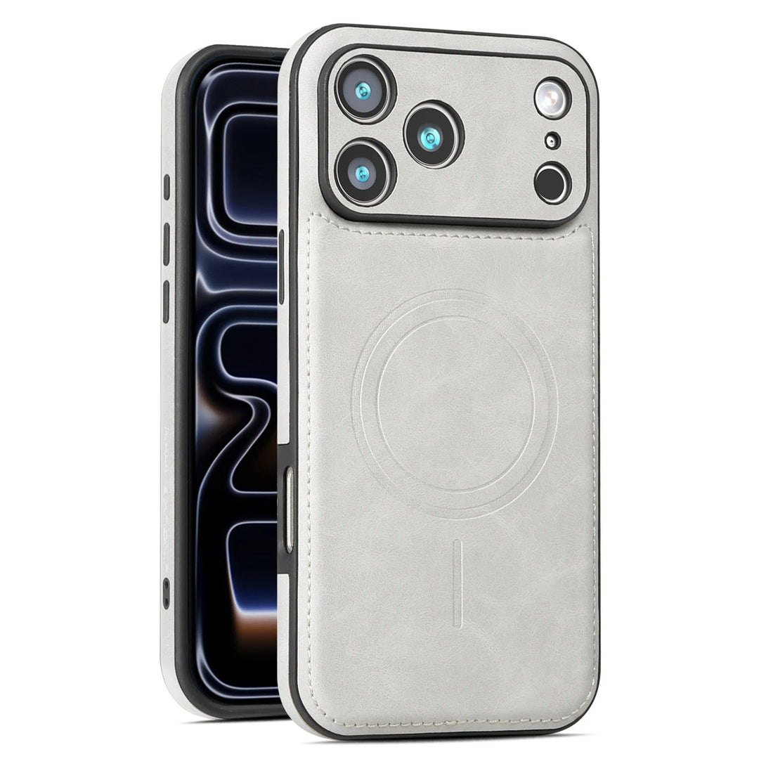 Kunstleder MagSafe/Magnet Hülle/Case für iPhone 18 Pro, 18 Pro Max