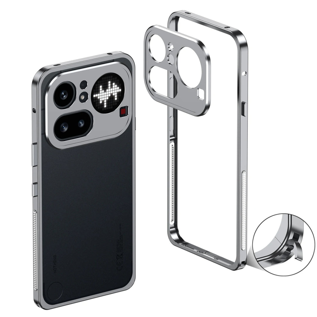 Aluminium Rahmen/Bumper Hülle/Case (inkl. Kamera Abdeckung) für Nothing Phone (4a) Pro | ZITOCASES®