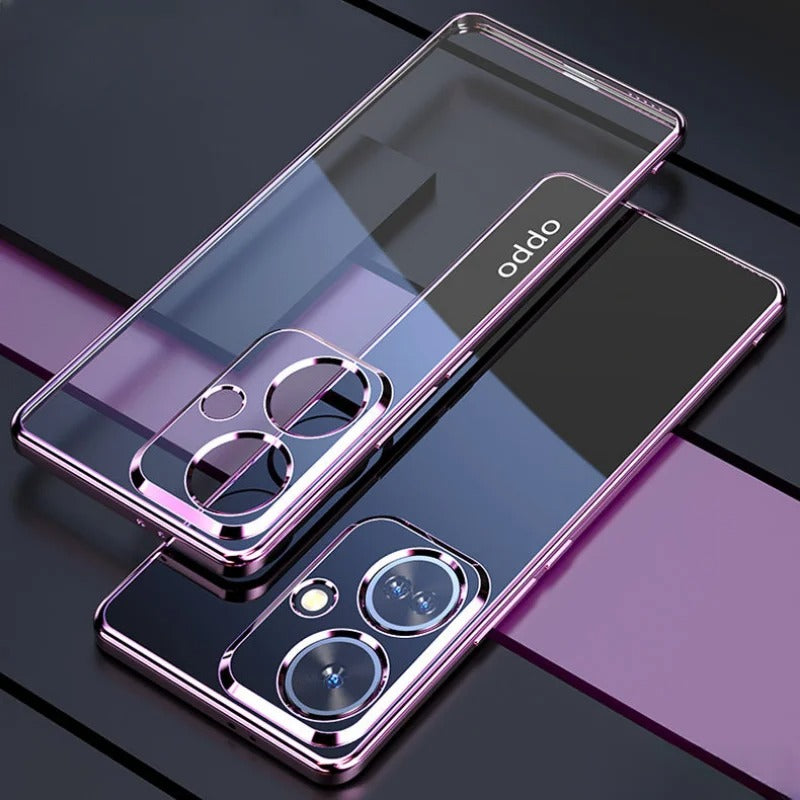 Transparent/Chrom Soft Hülle/Case verschiedene Farben für Oppo A, Reno 12, 11, 10, 9, 8-Serie | ZITOCASES®