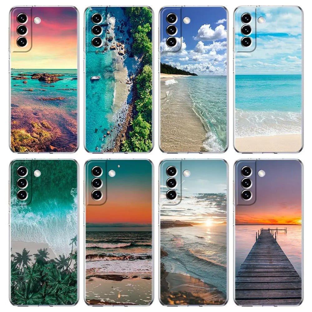 Strand/Meer Motiv Plastik Hülle/Case für Samsung Galaxy S25, S24-Serie | ZITOCASES®