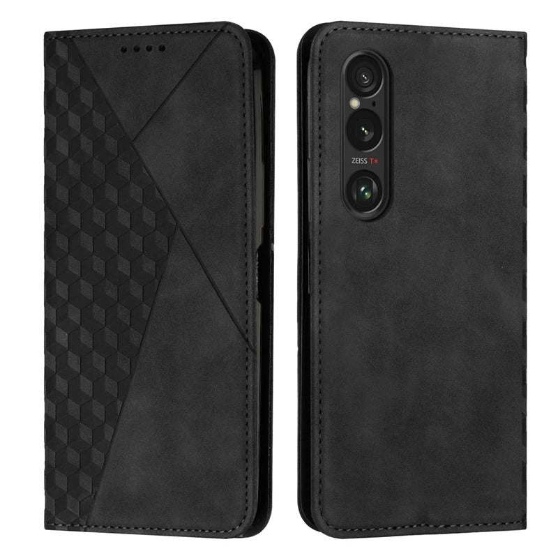 Mehrteilige/Karierte Kunstleder Klapp Hülle/Flip Case für Sony Xperia L3, XZ1, XZ1 Compact, XZ3, XZ4, XP, X Compact, XZ Premium, Z5, M5, XA, XA1, 1 II, 1 III, 1 IV, 1 V, 1 VI, 5, 5 III, 5 V, 5 VI, 8, 10, 10 III, 10 IV, 10 V, 10 VI | ZITOCASES®