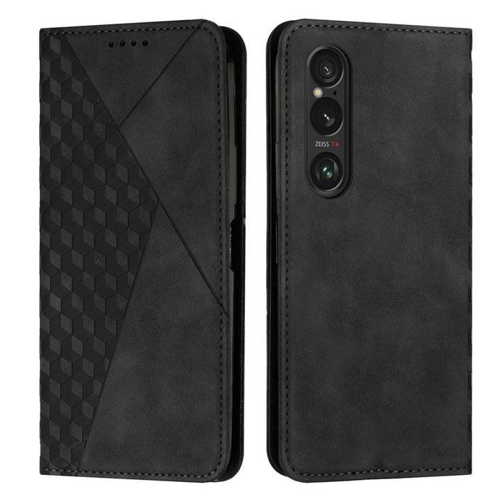 Mehrteilige/Karierte Kunstleder Klapp Hülle/Flip Case für Sony Xperia L3, XZ1, XZ1 Compact, XZ3, XZ4, XP, X Compact, XZ Premium, Z5, M5, XA, XA1, 1 II, 1 III, 1 IV, 1 V, 1 VI, 5, 5 III, 5 V, 5 VI, 8, 10, 10 III, 10 IV, 10 V, 10 VI | ZITOCASES®