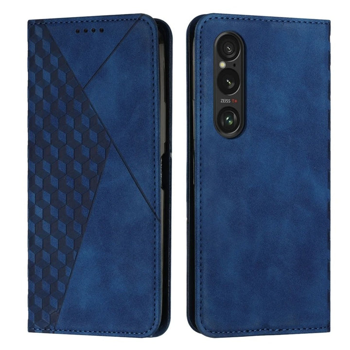 Mehrteilige/Karierte Kunstleder Klapp Hülle/Flip Case für Sony Xperia L3, XZ1, XZ1 Compact, XZ3, XZ4, XP, X Compact, XZ Premium, Z5, M5, XA, XA1, 1 II, 1 III, 1 IV, 1 V, 1 VI, 5, 5 III, 5 V, 5 VI, 8, 10, 10 III, 10 IV, 10 V, 10 VI | ZITOCASES®