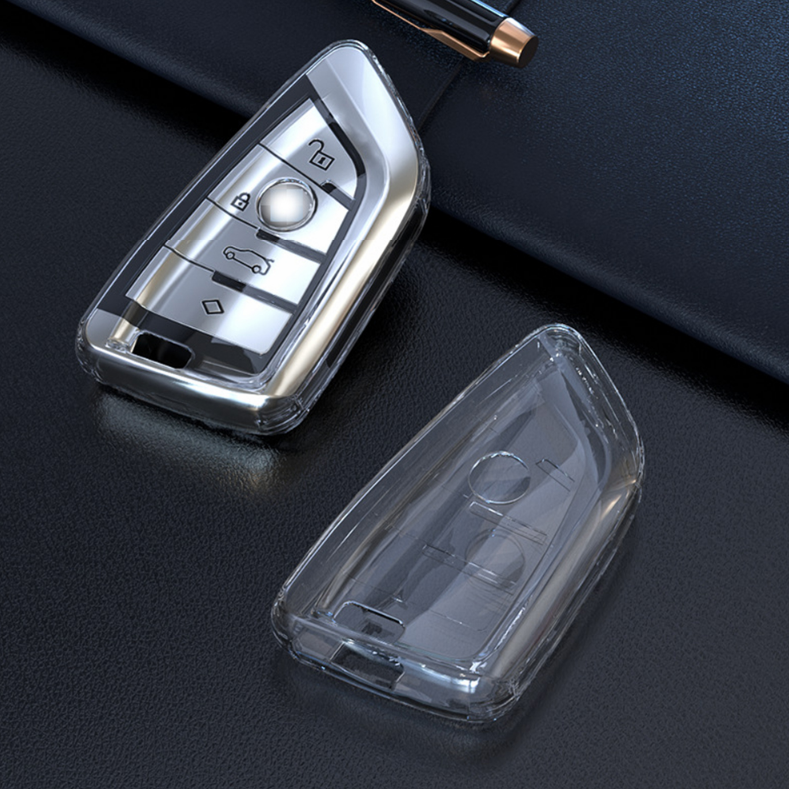 Transparente Plastik Hülle/Case für BMW Autoschlüssel