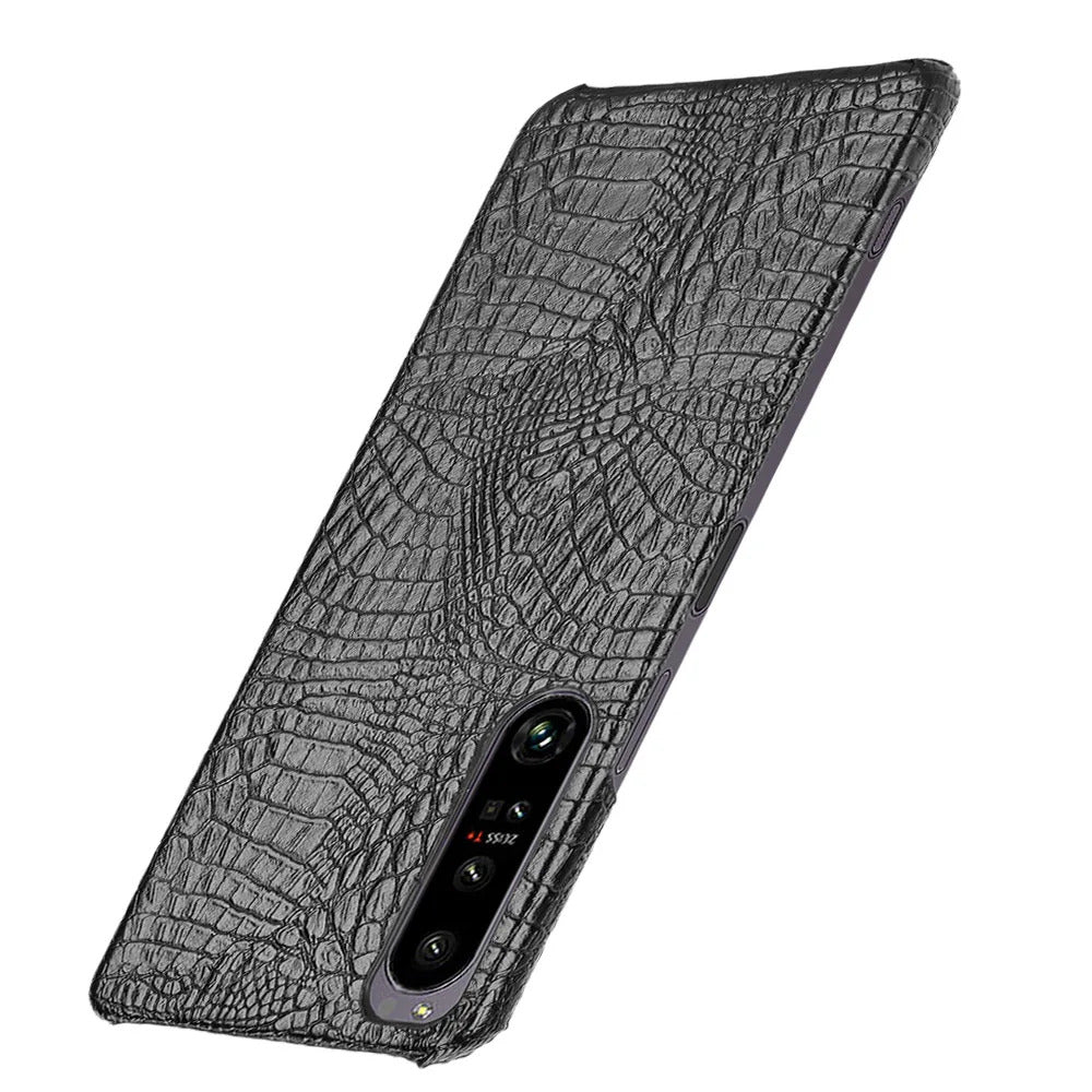 Krokodil-Leder Optik Hülle/Case verschiedene Farben für Sony Xperia L3, XZ1, Z5, M5, XA, XA1, XA1 Plus, XA2, XA2 Plus, 1 II, 1 III, 1 IV, 1 V, 1 VI, 5 III, 5 IV, 5 V, 5 VI, 10 III, 10 IV, 10 V, 10 VI | ZITOCASES®