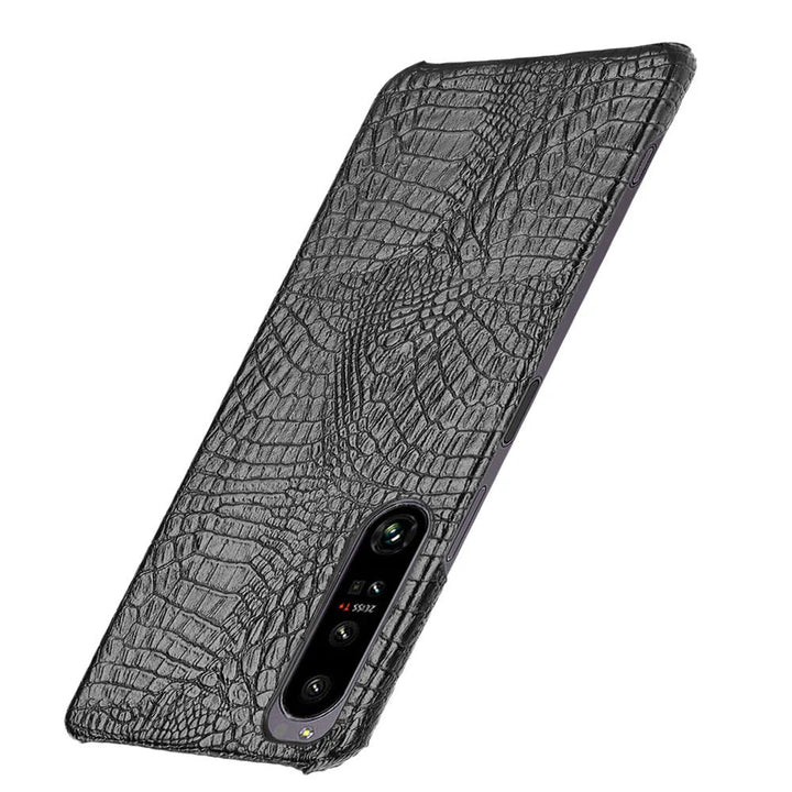 Krokodil-Leder Optik Hülle/Case verschiedene Farben für Sony Xperia XA, 1 - Serie | ZITOCASES®