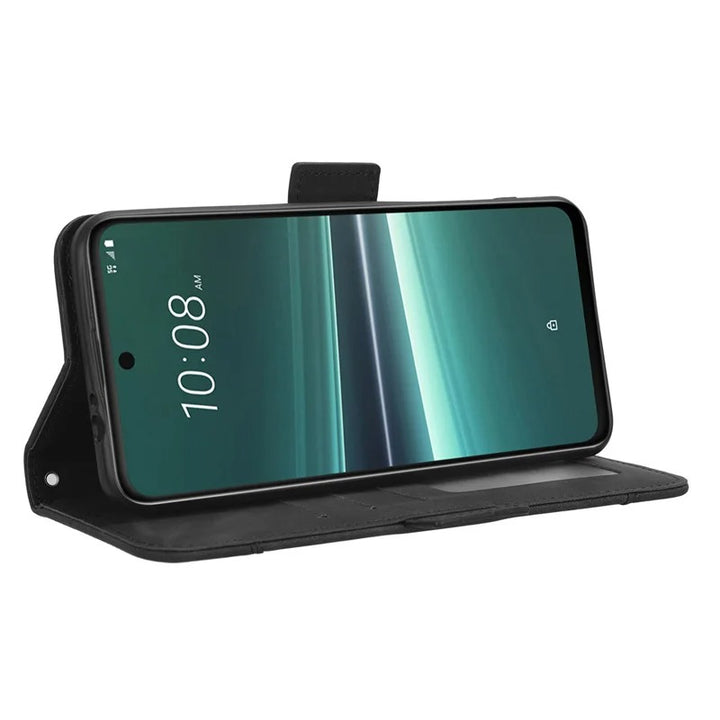 Kunstleder/Kartenfach Wallet Klapp Hülle/Flip Case für HTC U24 Pro, U23 Pro | ZITOCASES®