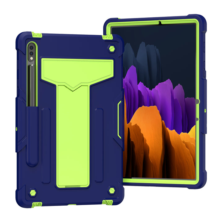 Zweifarbige Stoßfeste Outdoor Hülle/Case mit verstellbarer Auflage für Samsung Galaxy Tab A8-Serie | ZITOCASES®