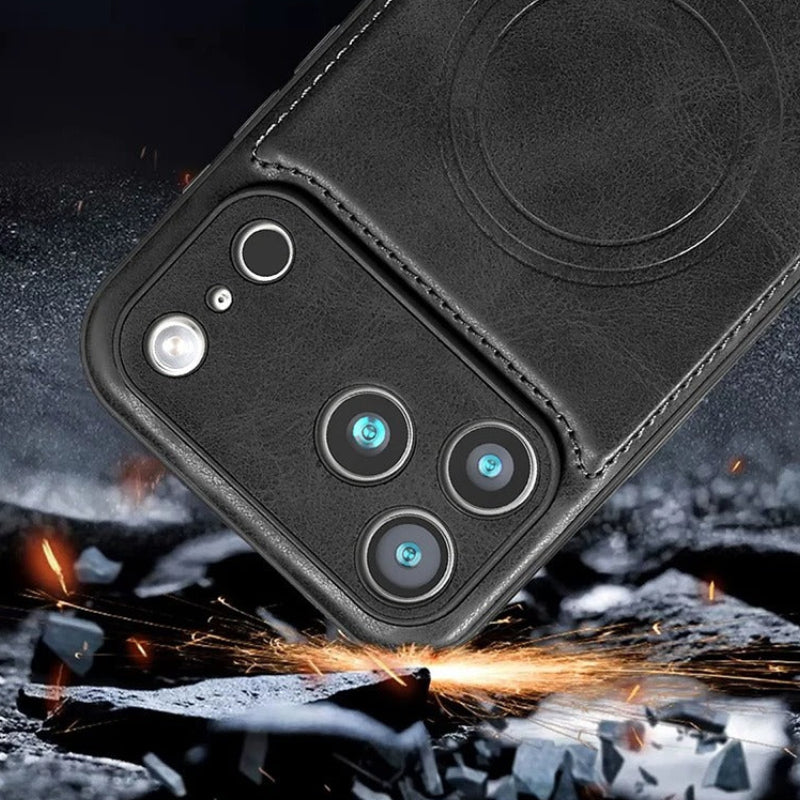 Kunstleder MagSafe/Magnet Hülle/Case für iPhone 18 Pro, 18 Pro Max