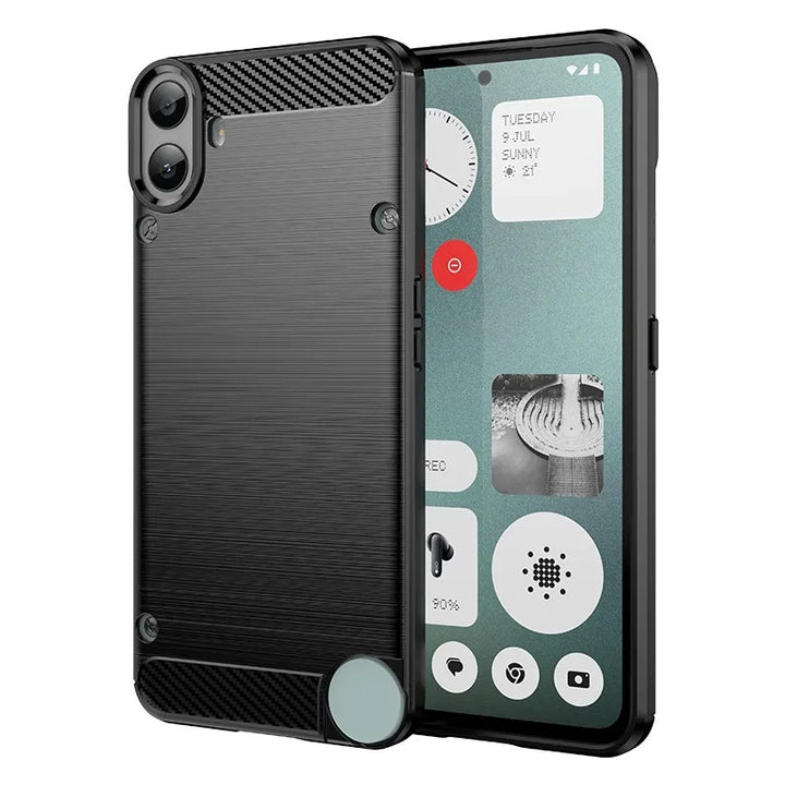 Edle Carbon Akzente Soft Hülle/Case verschiedene Farben für Nothing Phone (2), (2a), (2a) Plus, (1), CMF Phone 1 | ZITOCASES®