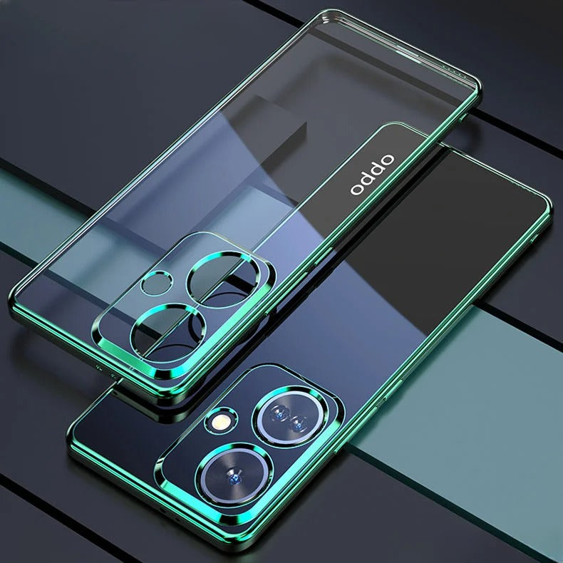 Transparent/Chrom Soft Hülle/Case verschiedene Farben für Oppo Reno 12, 12 Pro, 11, 11 Pro, 10, 10 Pro, 9, 9 Pro, 9 Pro Plus, 8, 8T, 8 Pro, 7, 7 Pro, 7 SE, 6, 4, 4Z, 4 Pro, Find X7, X7 Ultra, X6, X6 Pro, X5, X5 Pro, X5 Lite, X3 Pro, A16, A16S, A54 | ZITOCASES®